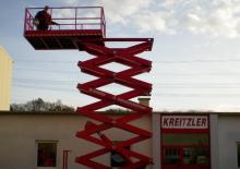 Gumikerekes ollós személyemelők Kreitzler KIB 18/109