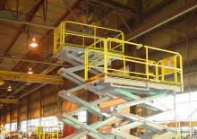 Gumikerekes ollós személyemelők Lift-A-Loft MP24-10 