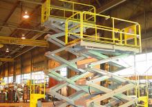 Gumikerekes ollós személyemelők Lift-A-Loft MP25-15 