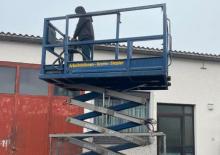 Gumikerekes ollós személyemelők German Standard Lift S 75 E 14