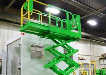 Gumikerekes ollós személyemelők Lift-A-Loft SPW25