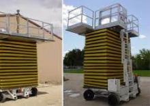 Gumikerekes ollós személyemelők Lift-A-Loft SPWAPX12- SPL 