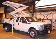 Gumikerekes ollós személyemelők Lift-A-Loft TMP16 - SPL