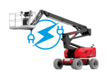 Gumikerekes töretőgémes munkaállványok Manitou 200 ATJ e 4 WS