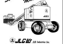 Gumikerekes töretőgémes munkaállványok JLG 50 HT