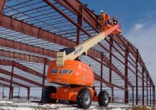 Gumikerekes töretőgémes munkaállványok JLG 600S