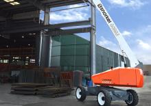 Gumikerekes töretőgémes munkaállványok Snorkel 600S