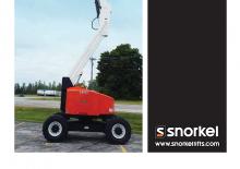 Gumikerekes töretőgémes munkaállványok Snorkel AB60J
