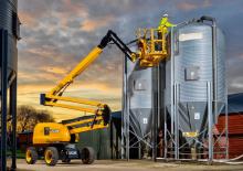 Gumikerekes töretőgémes munkaállványok JCB AJ48D