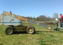 Gumikerekes töretőgémes munkaállványok Marklift CH 60 C