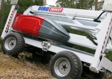 Gumikerekes töretőgémes munkaállványok Dino Lift Dino 280RXT