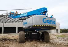 Gumikerekes töretőgémes munkaállványok Genie S-65 HF