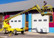 Gumikerekes töretőgémes munkaállványok Scanlift SL 190 D
