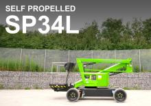 Gumikerekes töretőgémes munkaállványok Niftylift SP34L