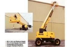 Gumikerekes töretőgémes munkaállványok Grove-Manlift T 60