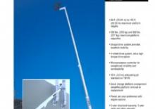 Gumikerekes töretőgémes munkaállványok Terex Aerials TB 110
