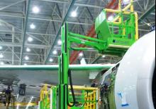 Gumikerekes vertikális emelésű munkaállványok Lift-A-Loft AMR48-29