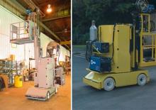 Gumikerekes vertikális emelésű munkaállványok Lift-A-Loft AMV40-20 SPL