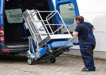 Gumikerekes vertikális emelésű munkaállványok ALP-Lift PHC 1100