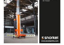 Gumikerekes vertikális emelésű munkaállványok Snorkel UL40