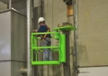 Gumikerekes vertikális emelésű munkaállványok Lift-A-Loft Vertex 