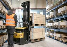Gyalogkiséretű raklapemelák Caterpillar NSP16N2