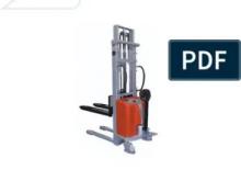 Gyalogkiséretű raklapemelák Noblelift SPM15