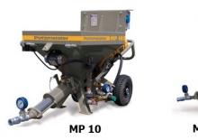 Habarcskeverő szivattyúk Putzmeister MP 10