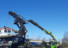 Hidraulikus rakodódaruk Effer 1255 7S