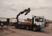 Hidraulikus rakodódaruk Hiab 400-4