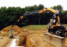 Hidraulikus rakodódaruk Effer 455 5S