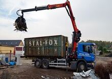 Hidraulikus rakodódaruk Hyva Crane HZR100 L0 