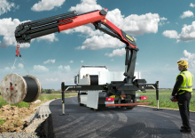 Hidraulikus rakodódaruk Palfinger PK 245 TEC A