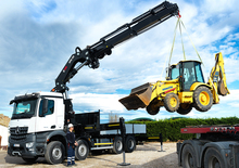 Hidraulikus rakodódaruk Hiab X-HiPro 858 E-8 JIB 150X-6