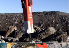 Hidraulikus törők Sandvik BR 825