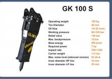 Hidraulikus törők Italdem GK 100 S 