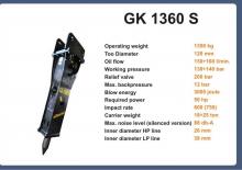 Hidraulikus törők Italdem GK 1360 S 