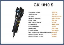Hidraulikus törők Italdem GK 1810 S 