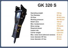 Hidraulikus törők Italdem GK 320 S