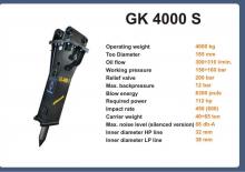 Hidraulikus törők Italdem GK 4000 S 