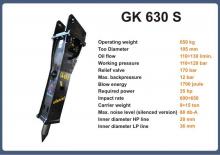 Hidraulikus törők Italdem GK 630 S 