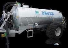Hígtrágya tartályok Bauer Irrigation Pump tanker P82 single axle