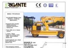 Ipari mobildaruk Rigante GR 150 EL