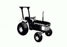 Kompakt kommunális traktorok Ford-NH 1510