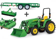 Kompakt kommunális traktorok John Deere 3032E 