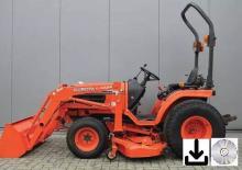 Kompakt kommunális traktorok Kubota B 2410 HDBS