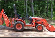 Kompakt kommunális traktorok Kubota B2620