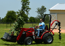 Kompakt kommunális traktorok Mahindra Max 26XL