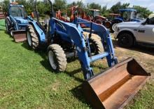 Kompakt kommunális traktorok Ford-NH TN75SA