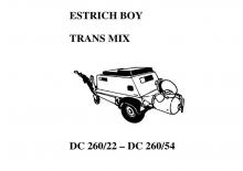 Kompresszoros szállítógépek Brinkmann Estrich Boy DC 260/55